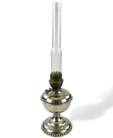 Early Practicus Kerosene Lamp w Index Chimney
