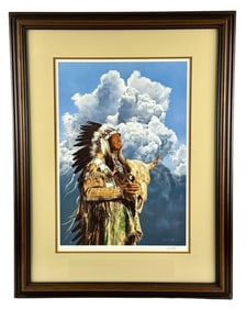 Group of 6 Framed Lithographs- Western and Marine