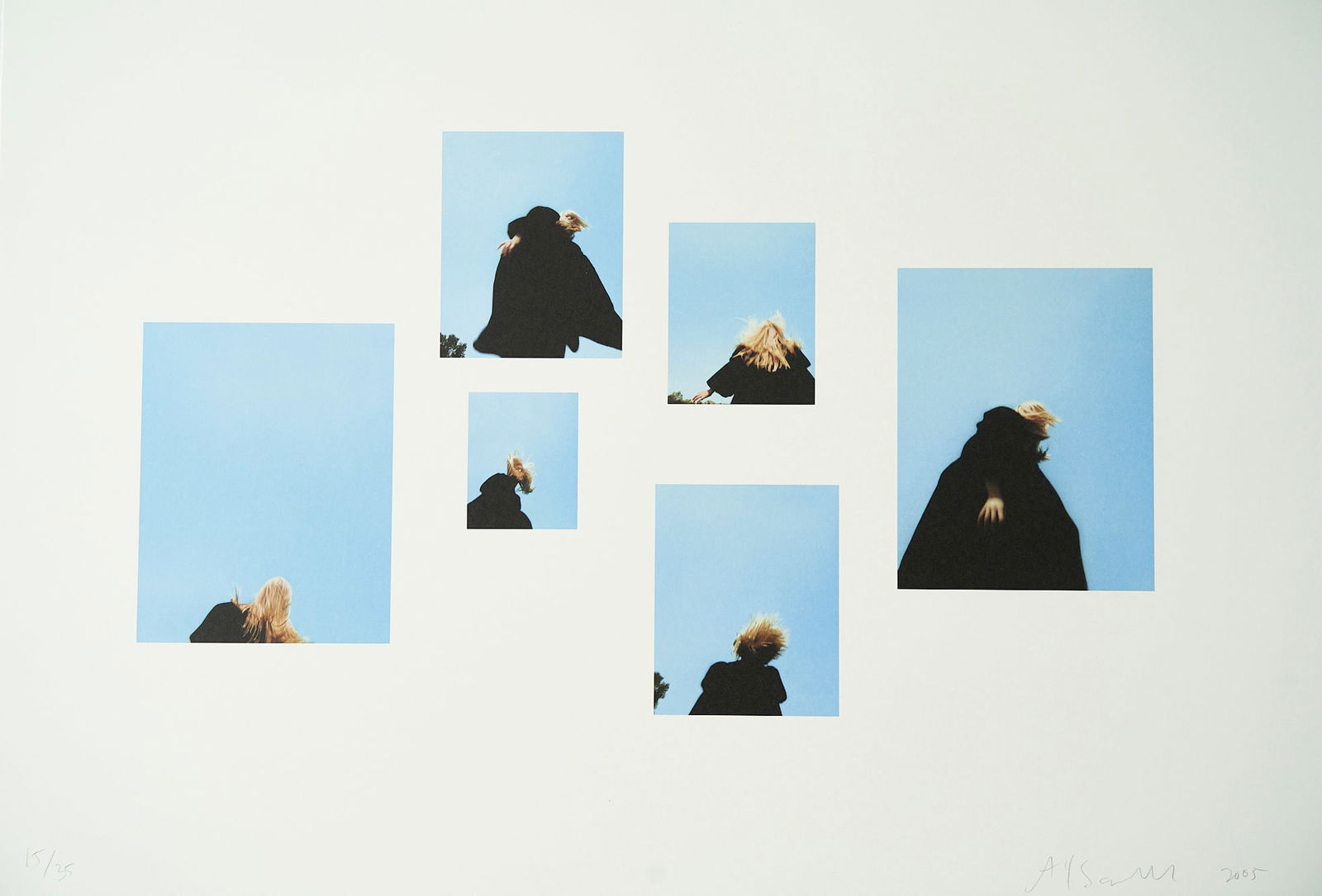 Anna Gaskell, From Untitled #105 (A Short Story of Happenstance), Pair: Photolithograph, 2005, #15 of 35, 20-1/2 x 29 inches, signed LR