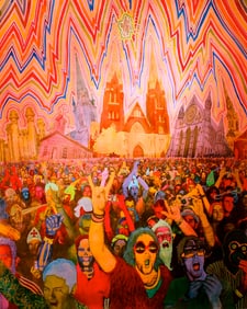 Aaron Morse, "Christ Entering Coachella (#4)"