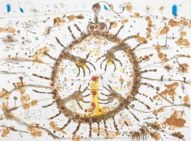 John Olsen, "Echidna Upside Down", from the portfolio