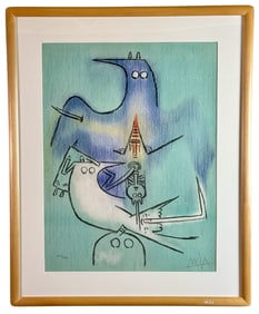 Wilfedo Lam (Cuban, 1902-1982) Lithograph