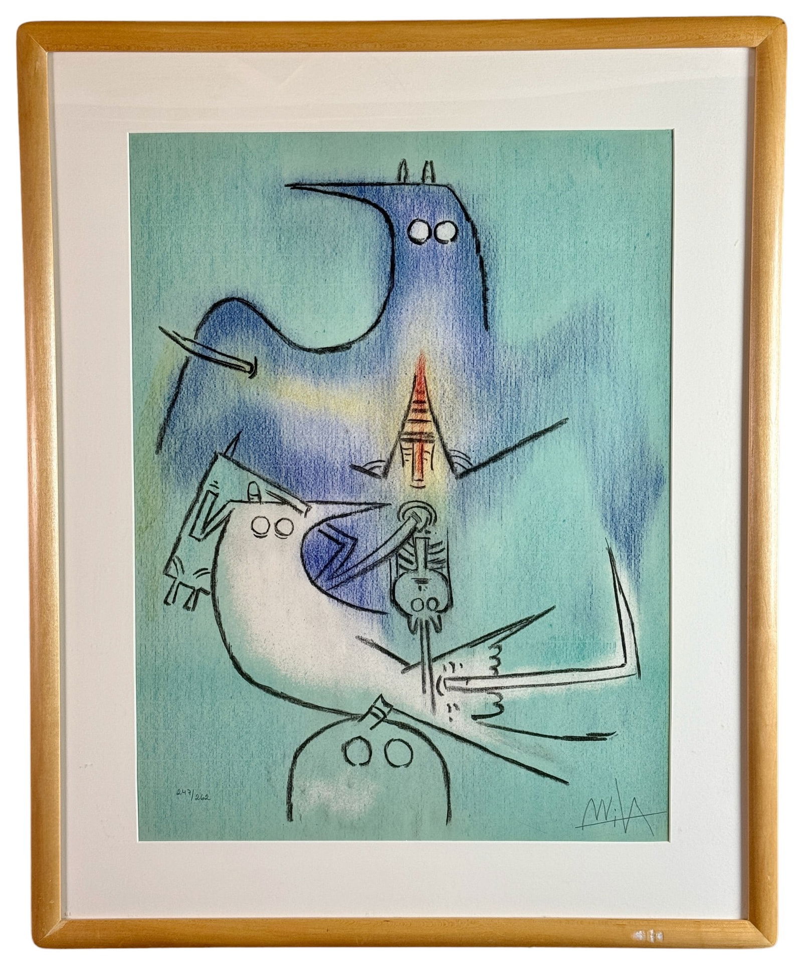 Wilfedo Lam (Cuban, 1902-1982) Lithograph (1 of 6)