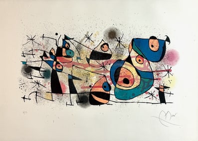 Joan Miro (Spain, 1893-1983), "Ceramiques" (1974)