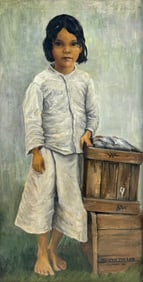 "Nguyen Thi Lan" Portrait by Jane Fiske, 1966