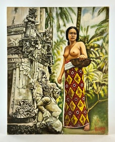 Filipino Portrait by Cabanela (Philippines, 20th century)