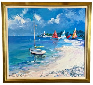 Don Hazen, "Albufera," Oil on Canvas