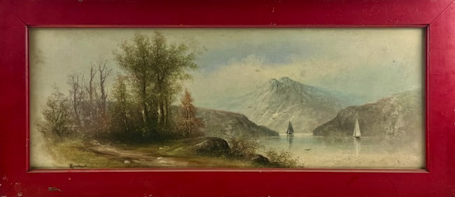 William Henry Chandler Pastel of Harbor