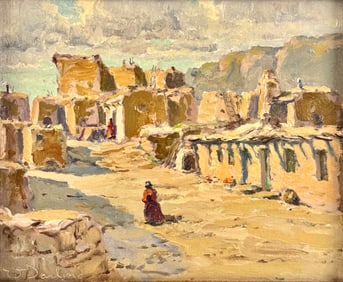 Pueblo Scene by WIlliam S. Darling