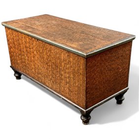American Paint Decorated Blanket Chest