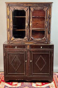 Impressive Tramp Art Chest