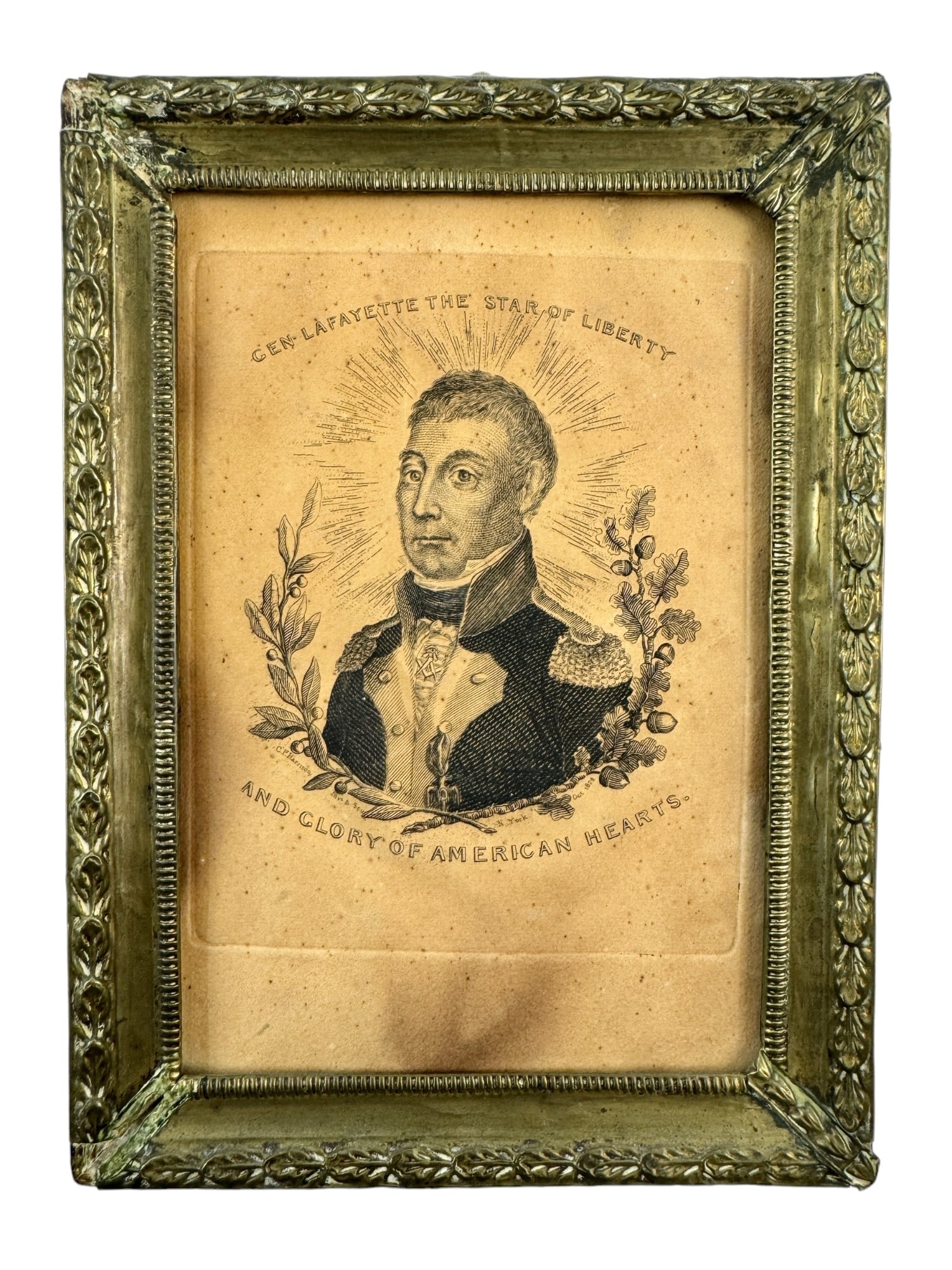 Rare Engraving of General Lafayette (1 of 1)