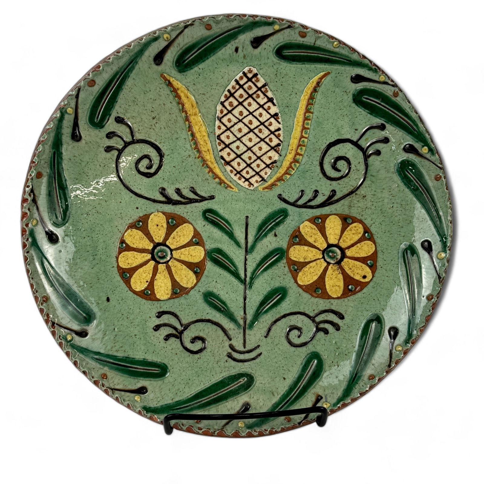 David T. Smith Turtle Creek Pottery Plate (1 of 4)