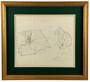 Collection of English Hand-Colored Maps