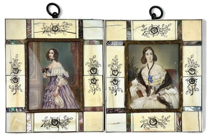 Pair of Miniature Portraits