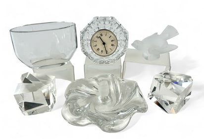 Lalique, Steuben, Orrefors and Other Glass