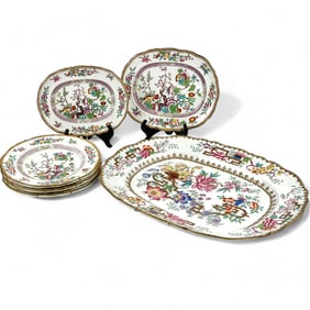 Coalport "Indian Tree" China, Including Large Tray