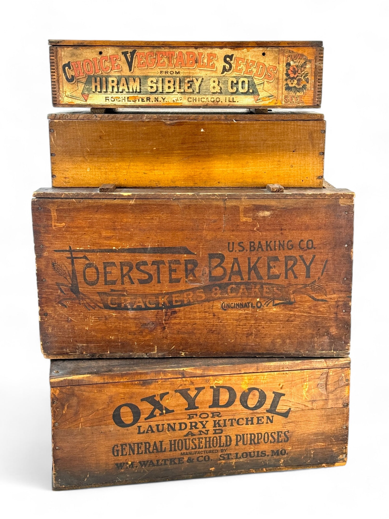 Four (4) Country Store Boxes (1 of 13)