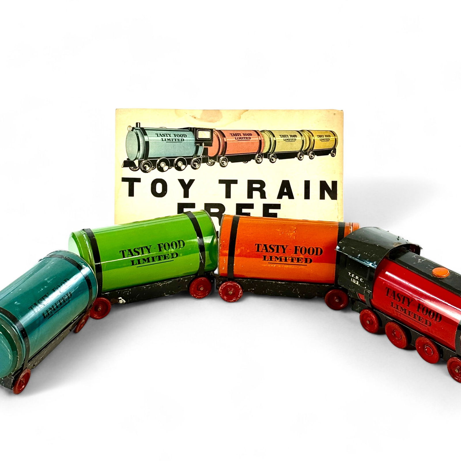 Tasty Food Limited Tin Train Coffee Tins (1 of 12)