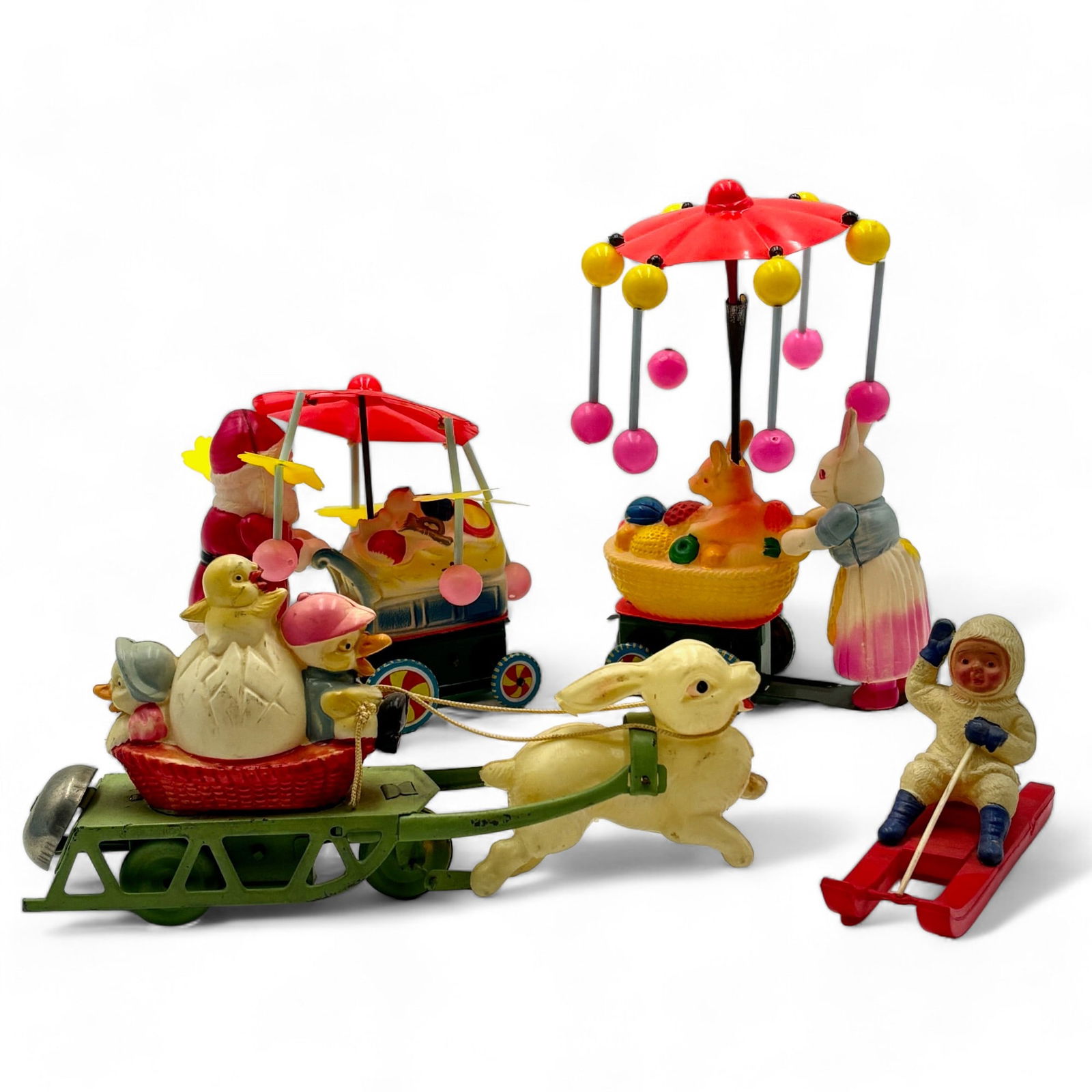 Assortment of Christmas and Easter Celluloid Toys (1 of 7)