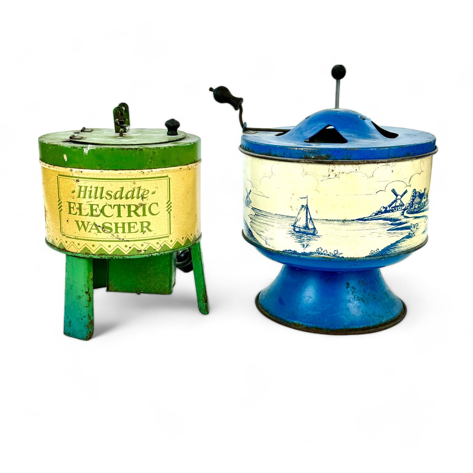 Pair of Tin Washing Machines (1 of 3)