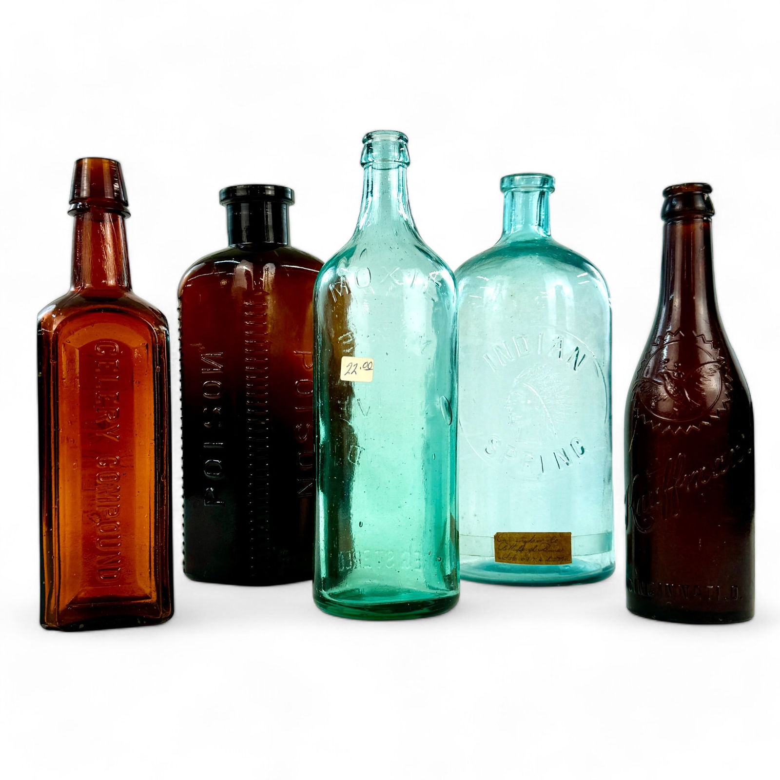 Four Antique Bottles (1 of 5)