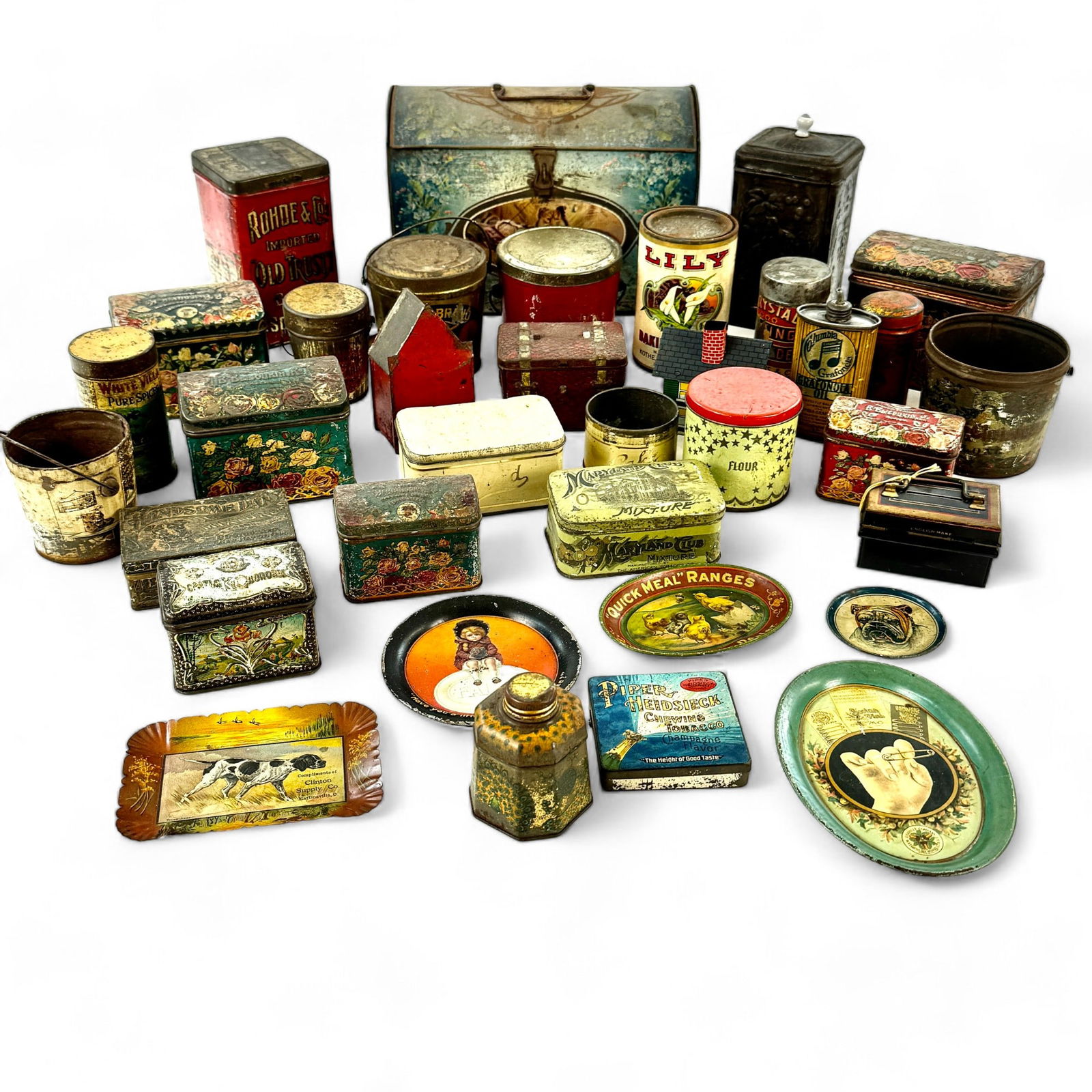 Large Collection of Miscellaneous Advertising Tins (1 of 5)