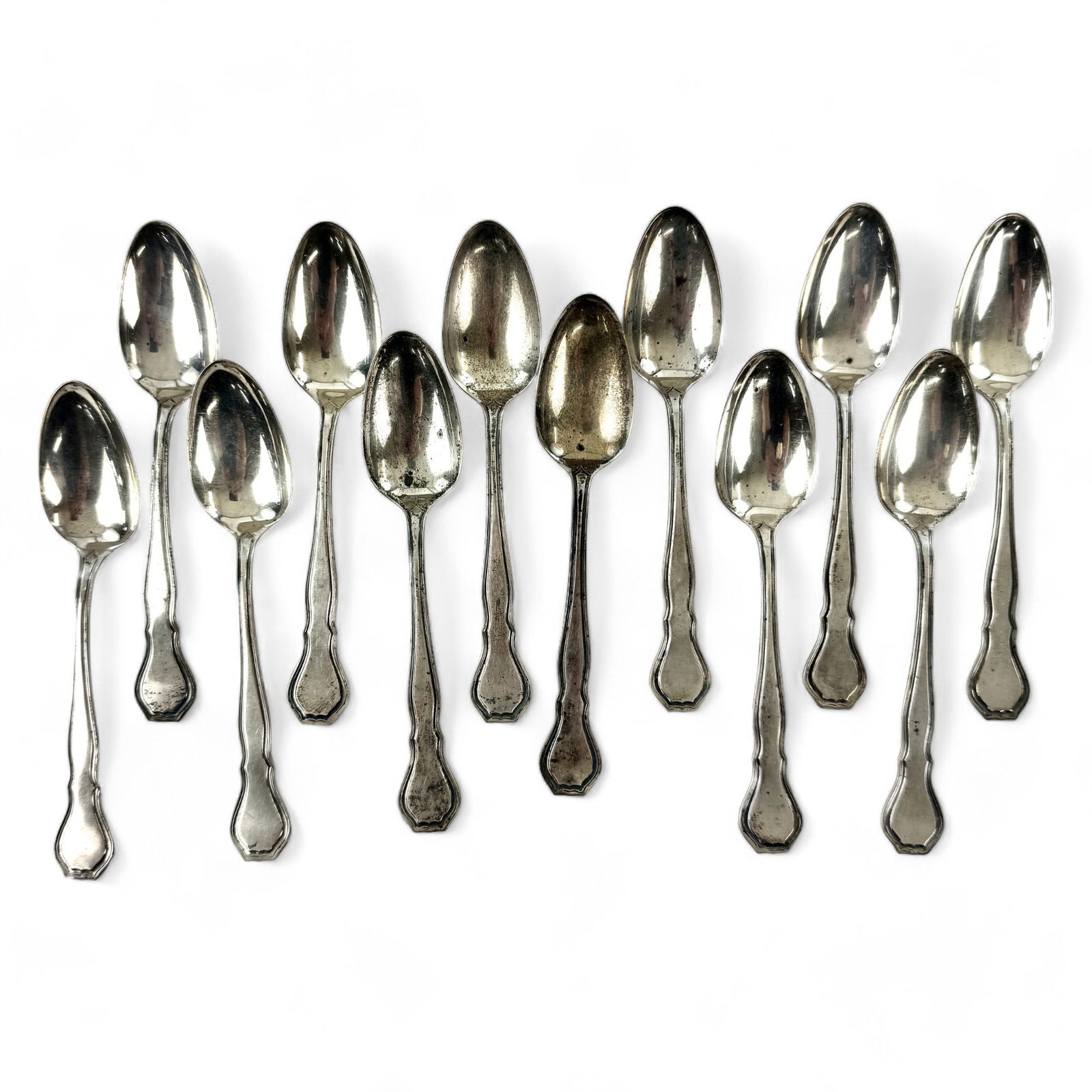Group of 12 Sterling Silver Spoons (1 of 3)