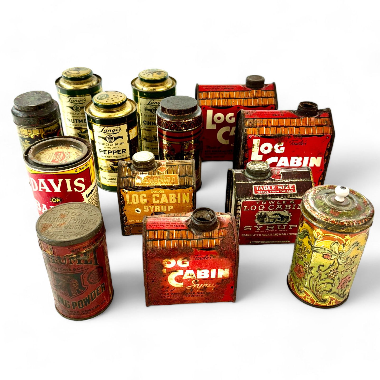 Collection of Food and Spice Related Tins (1 of 6)