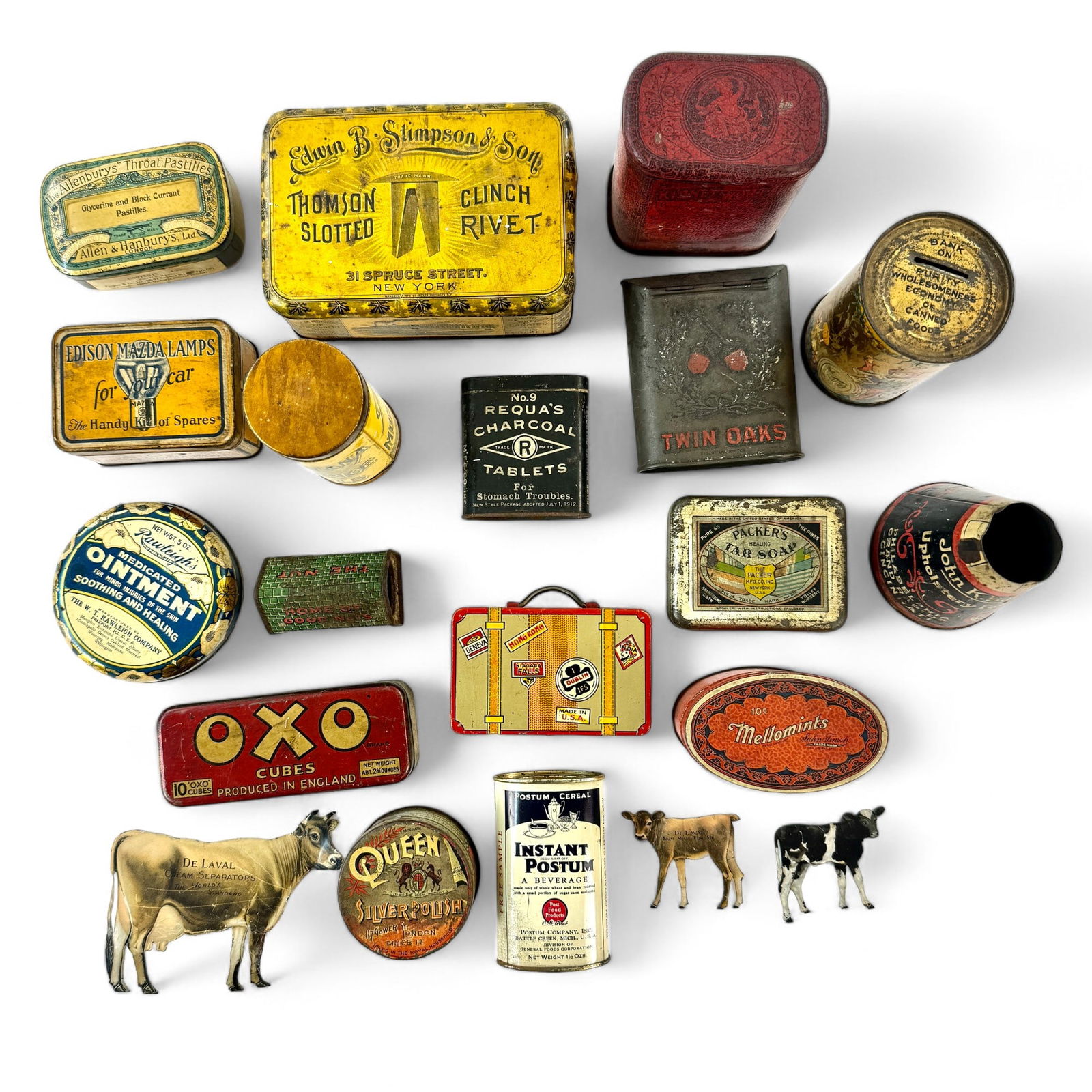 Collection of Rare Novelty Tins (1 of 6)
