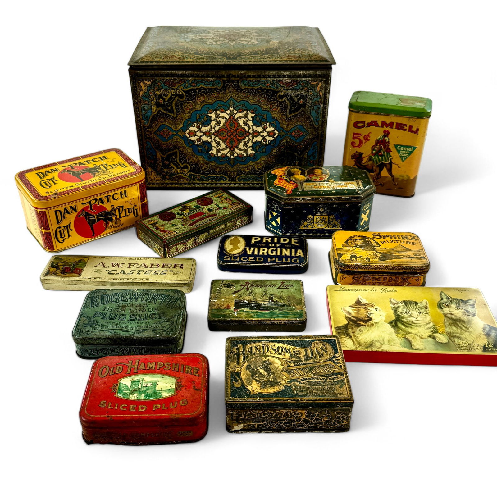 Collection of Tobacco Related Tins (1 of 4)