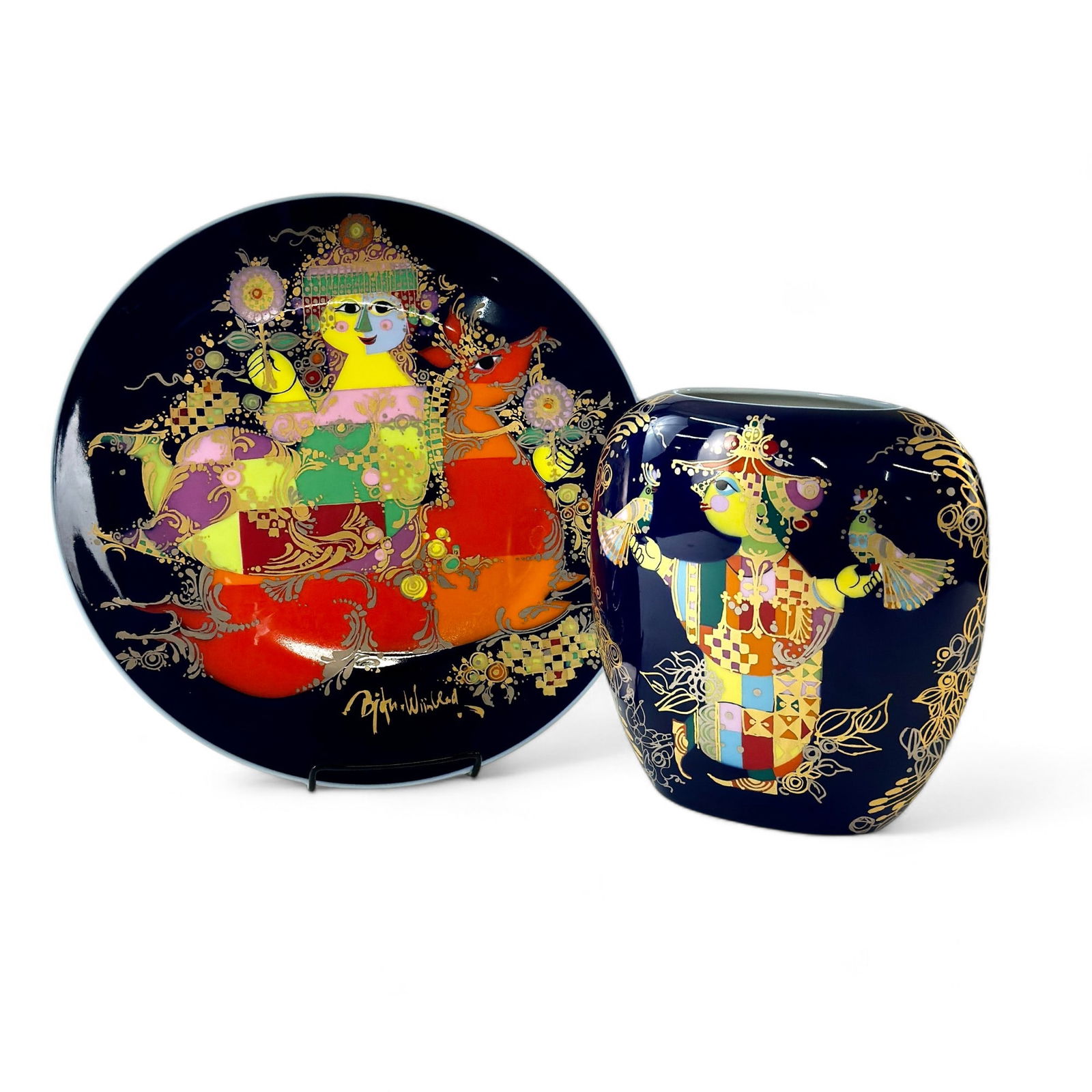 Bjorn Winblad Decorated Rosenthal Pottery (1 of 6)