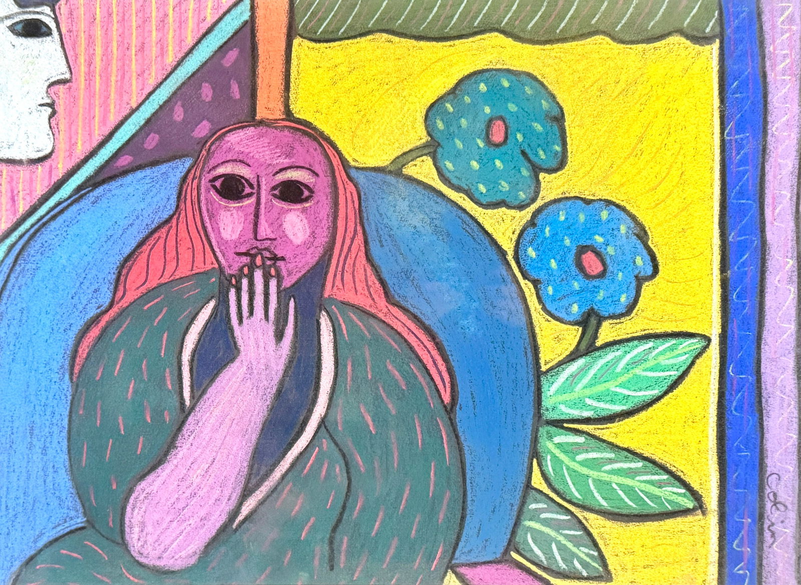 George Colin, "Pensive Woman" (1 of 3)