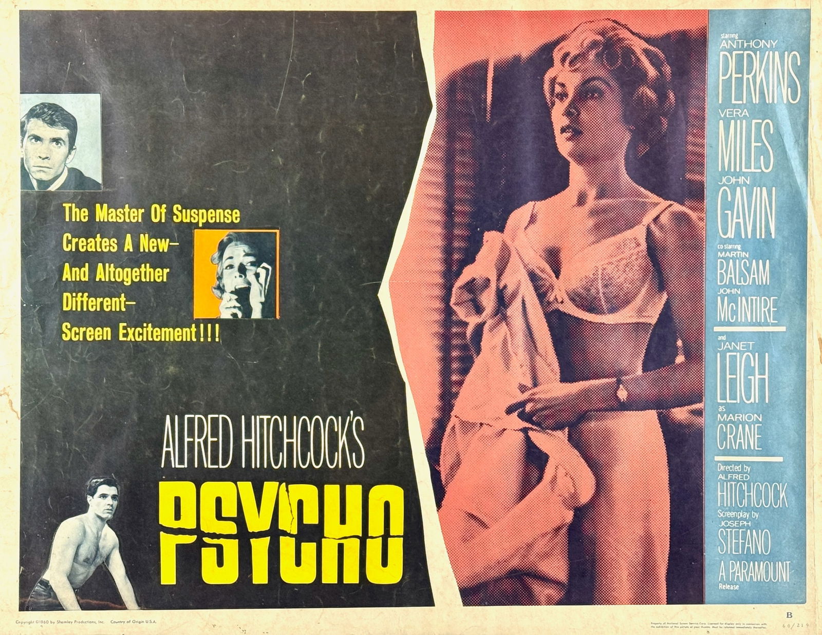 Vintage Posters (Hitchcock's "Psycho" + WWII) (1 of 6)
