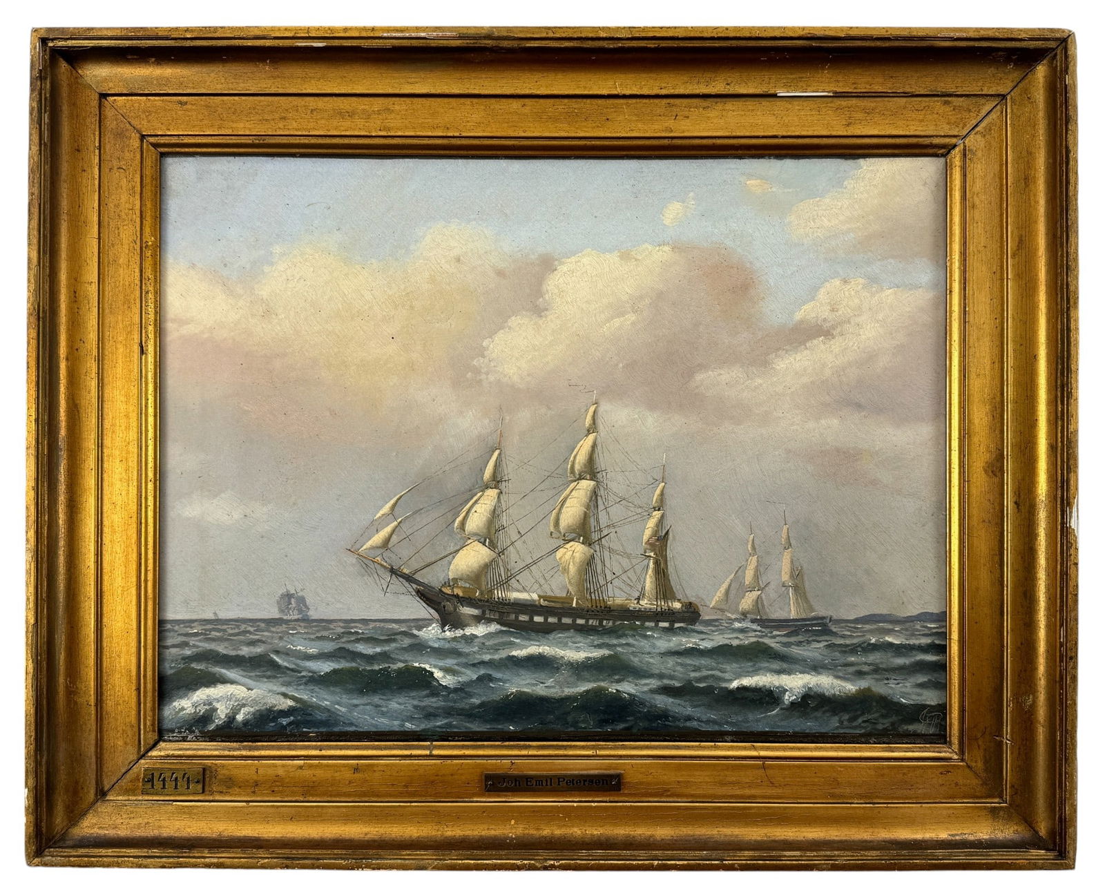 Johann Erik Petersen Marine Painting (1 of 7)