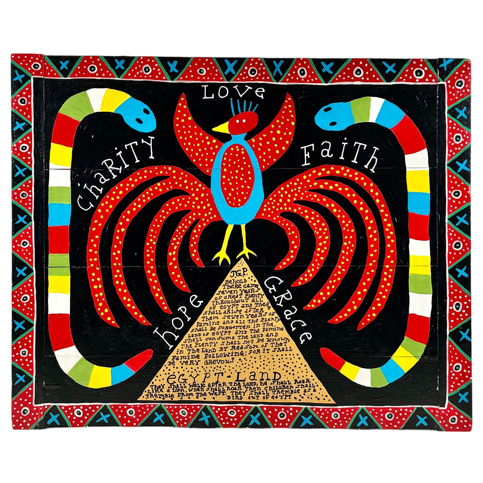 Jim Gary Phillips Folk Art Painting (1 of 5)