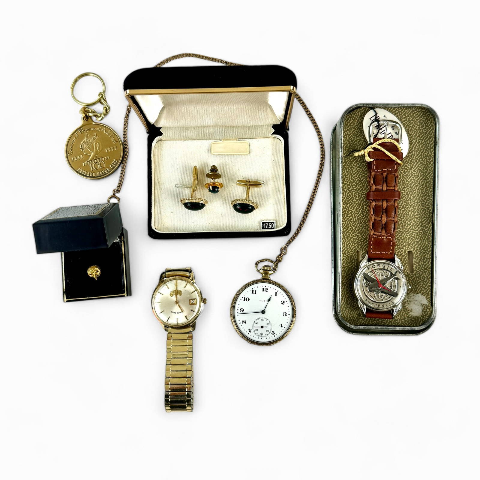 Grouping Of Costume Jewelry And Watches Auction