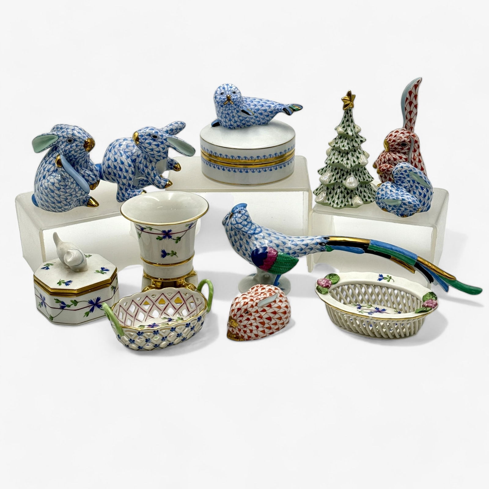 Collection of Herend Animals and Porcelain (1 of 8)