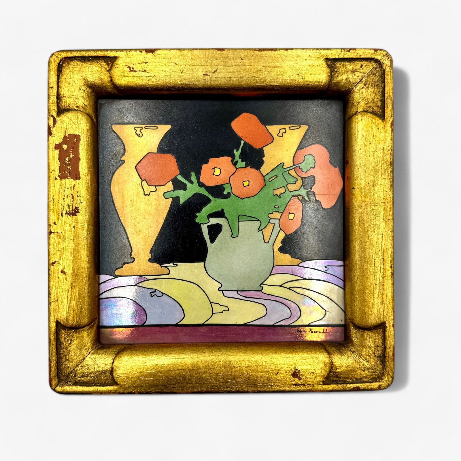 Eva Powell Art Deco Designed Plaque (1 of 2)