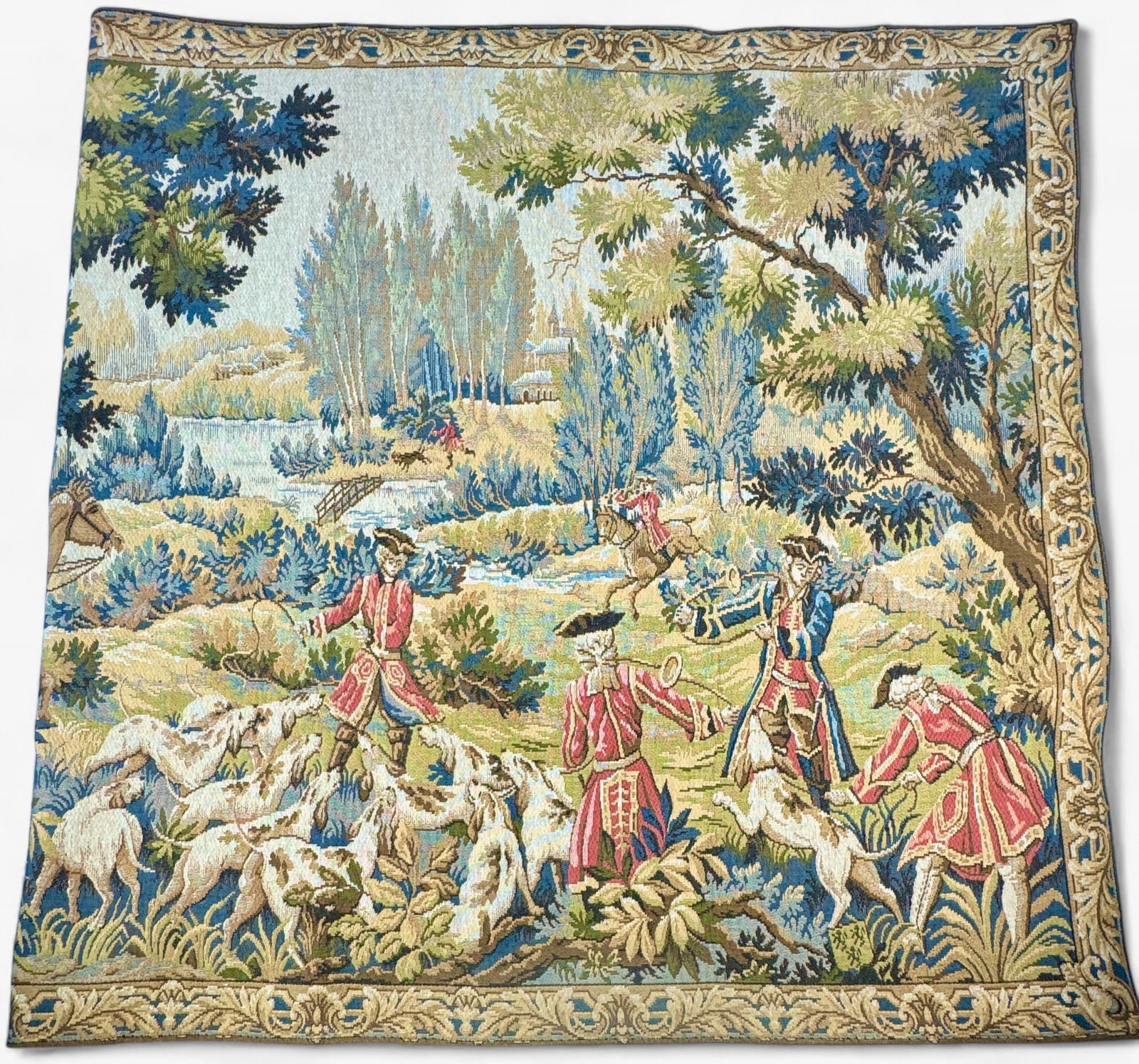 Vintage Les Tappiseries D'Halluin French Tapestry (1 of 9)