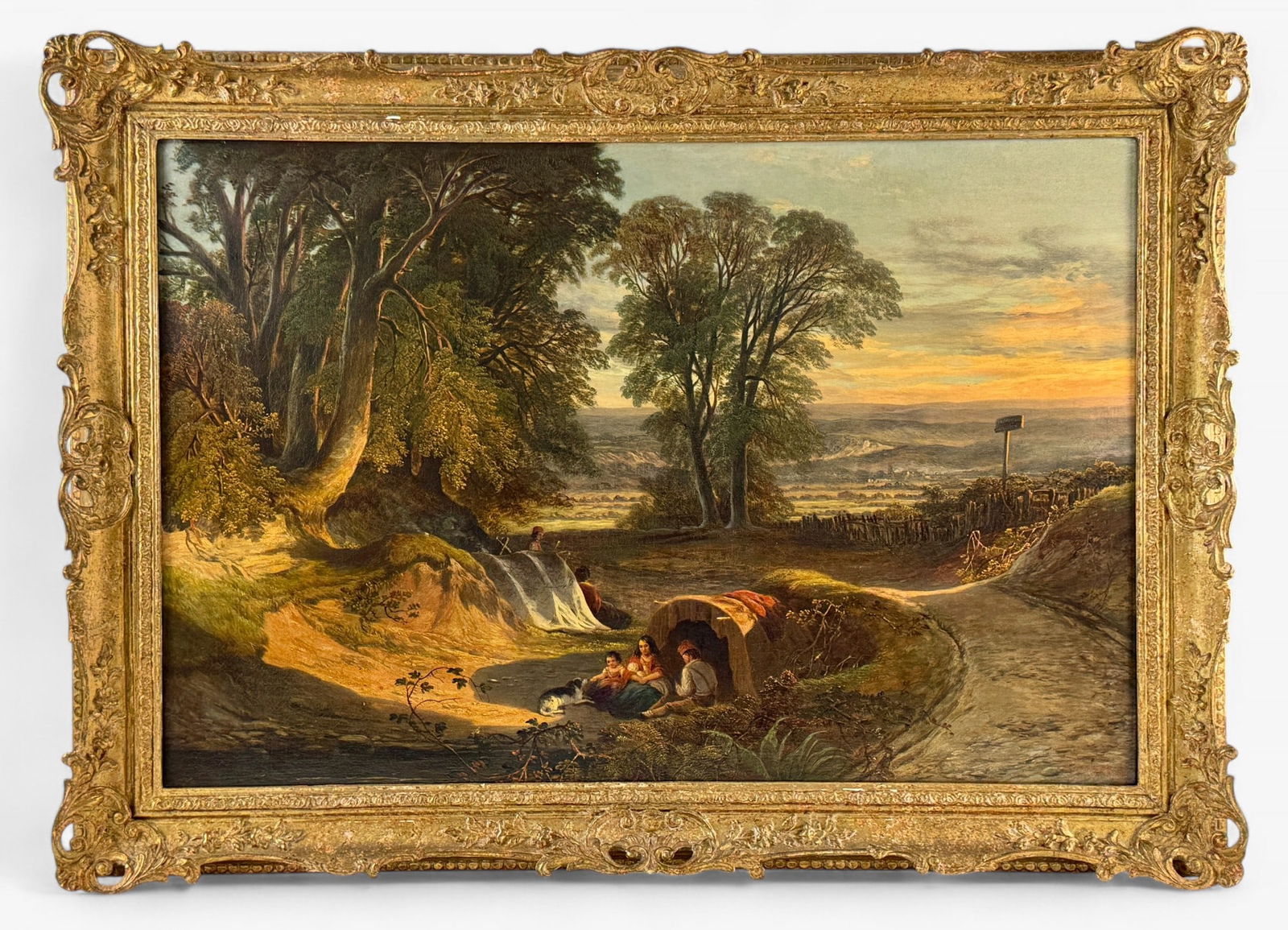 "Landscape with Gypsies" by John Frederick Tennant (1 of 6)
