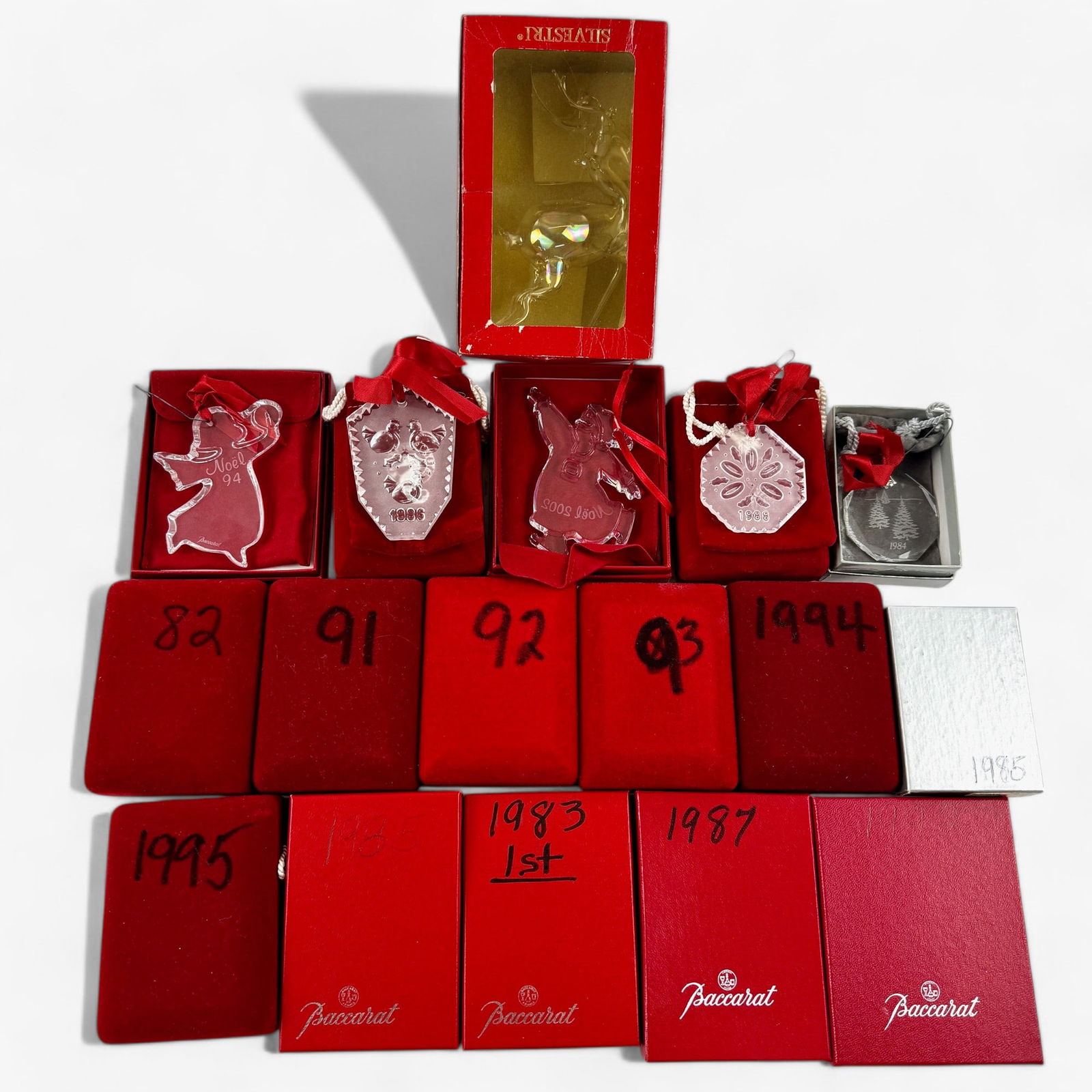 Waterford and Baccarat Christmas Ornaments (1 of 5)