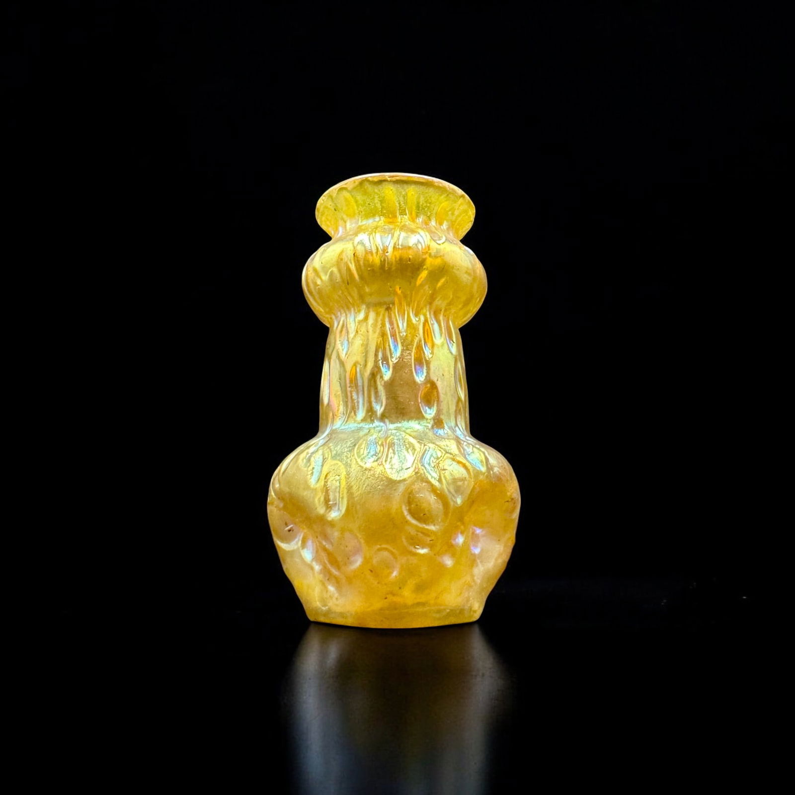 Loetz Candia Diaspora Dimpled Vase (1 of 5)