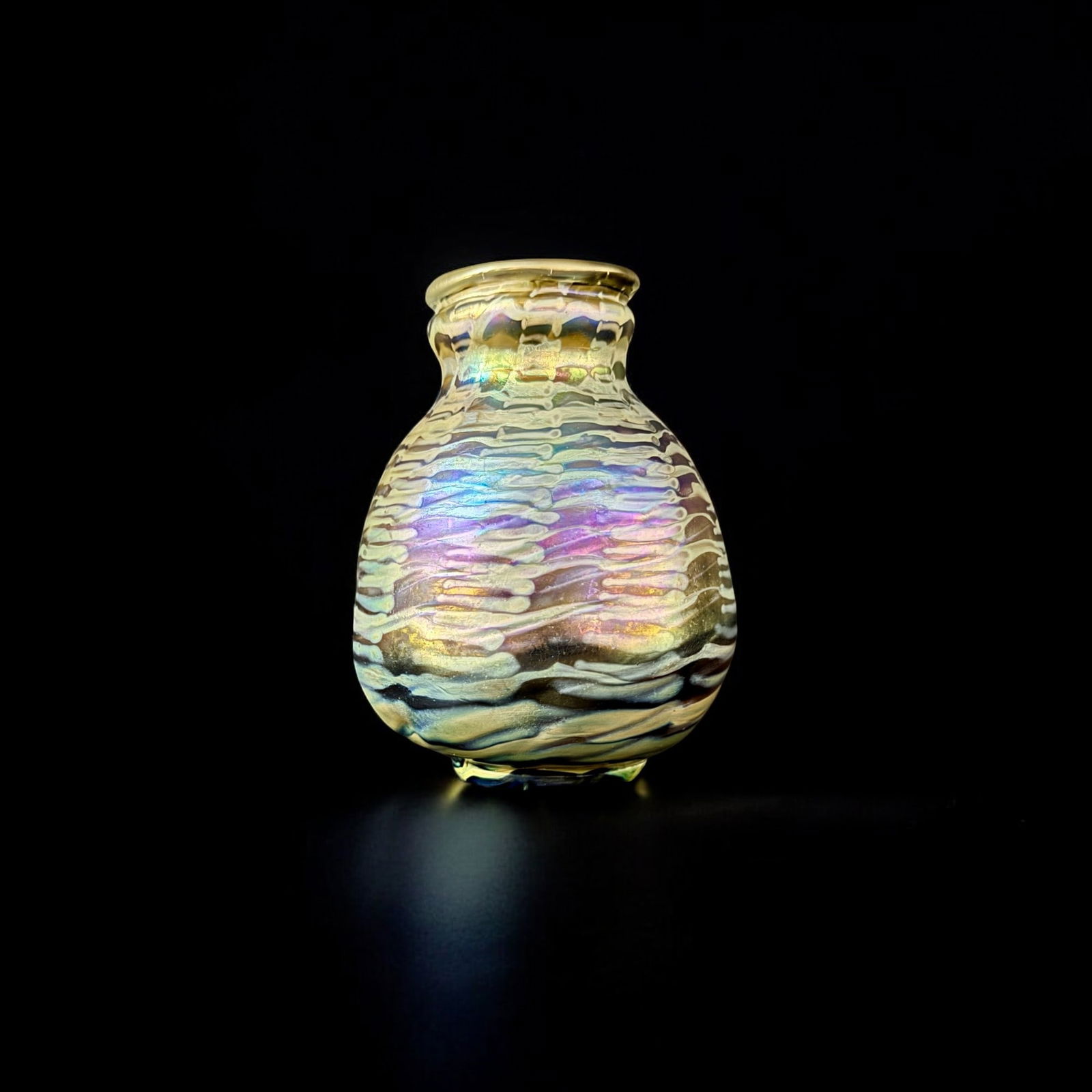 Tiffany Favrile Iridescent Art Glass Vase (1 of 5)