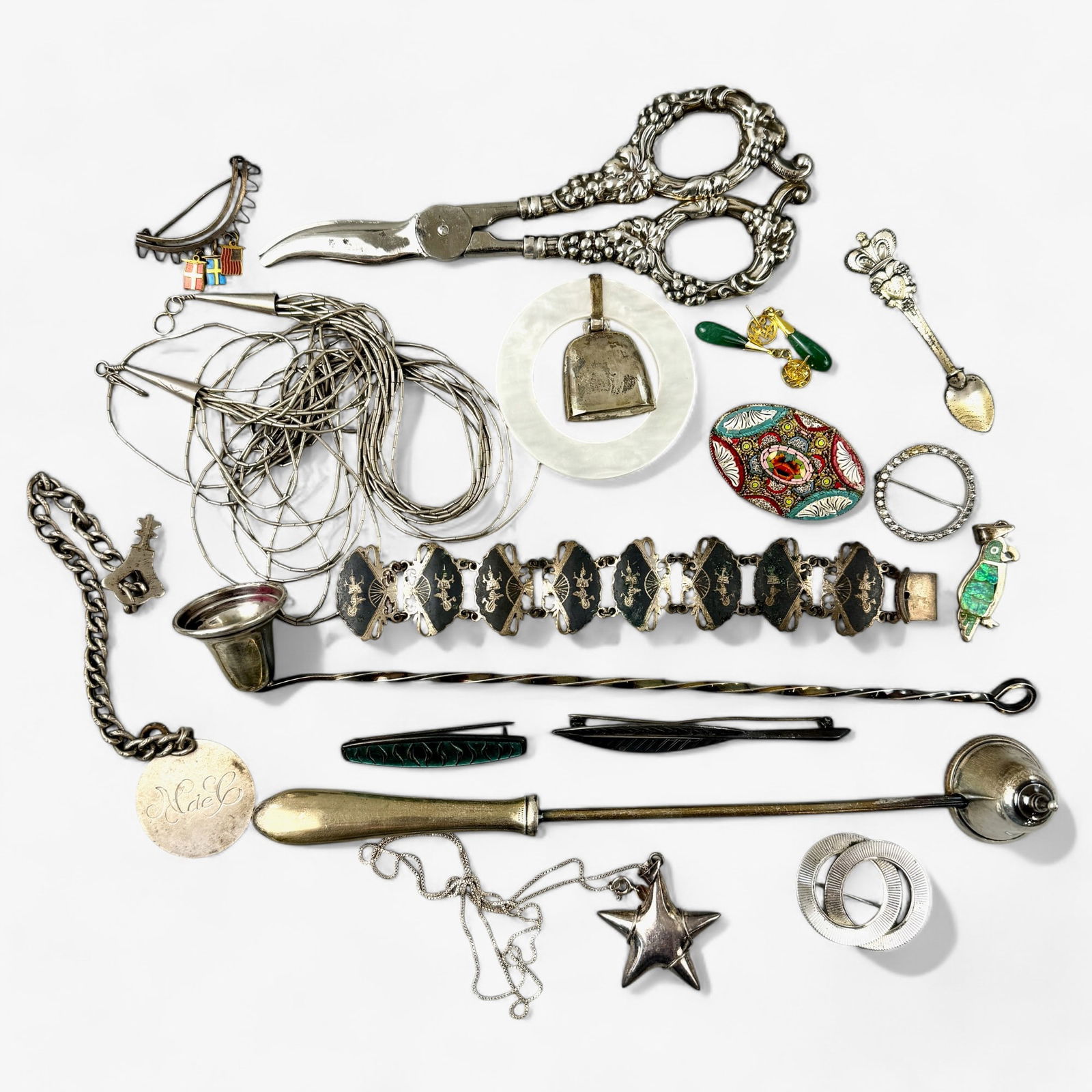 Group of Sterling Jewelry, Many Makers (1 of 7)