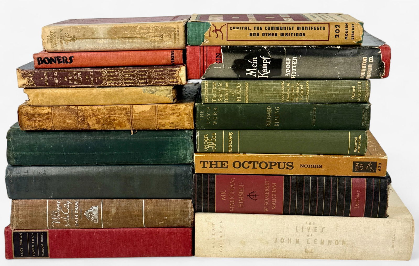 Group fo 17 Antique Books / Novels / Literature (1 of 9)