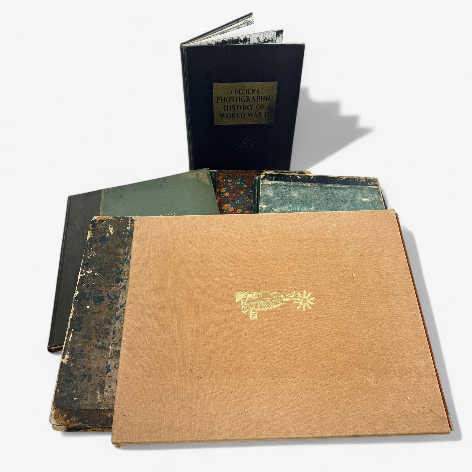 Group of 7 Antique Large Format Books (1 of 20)