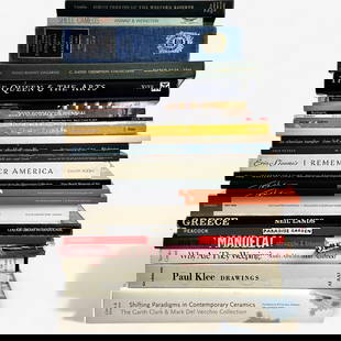 Art and Other Collecting Books: A nice group of art books or reference books, on folk art, Eric Sloane, and many others.