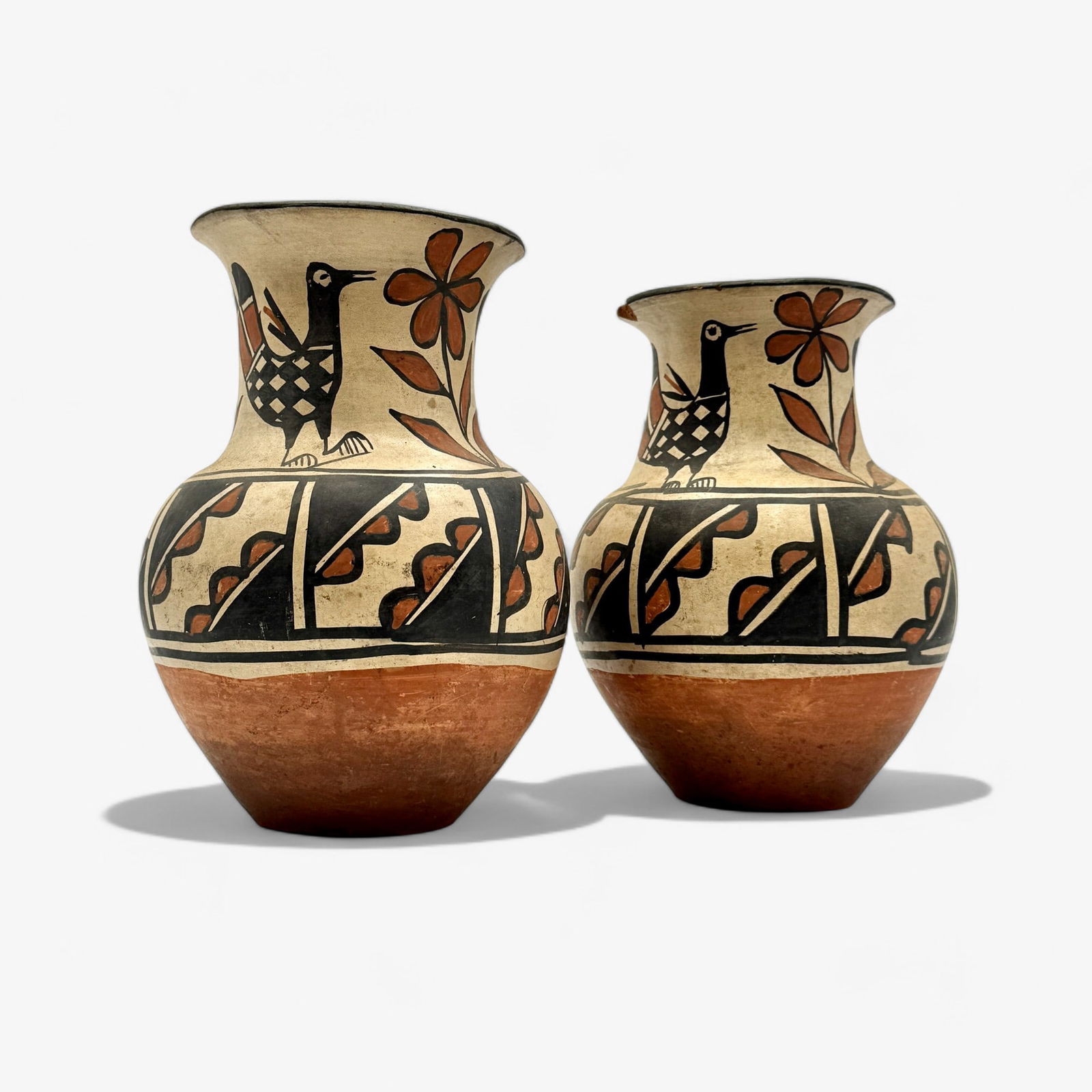 Pair of Southwestern Acoma Vases (1 of 3)