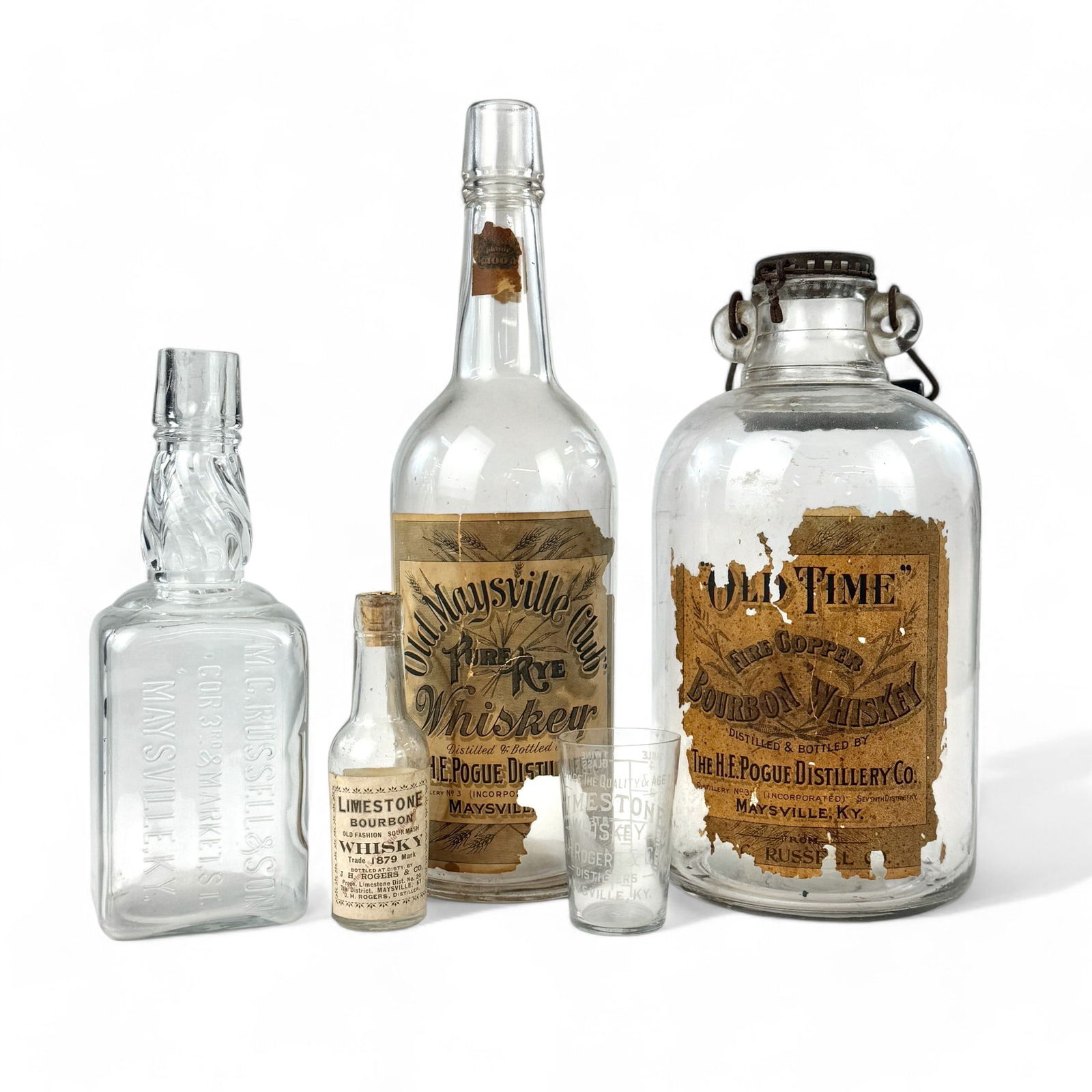 Great Group of Maysville Whiskey Bottles (1 of 9)